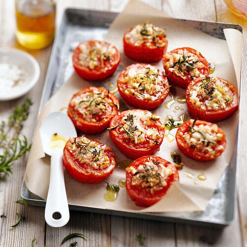 Tomates provençales à la plancha 