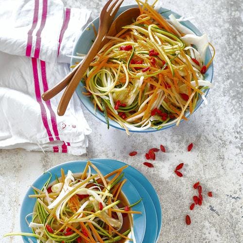 Spaghettis de légumes 