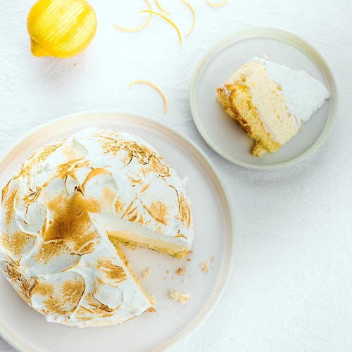 Gâteau nuage au citron meringué 