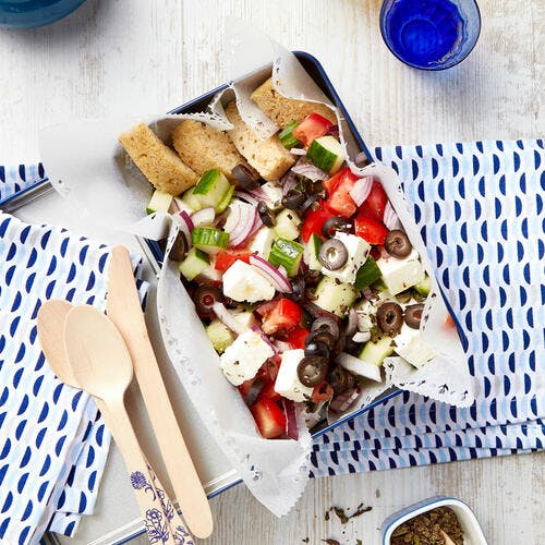 Bento de salade grecque 