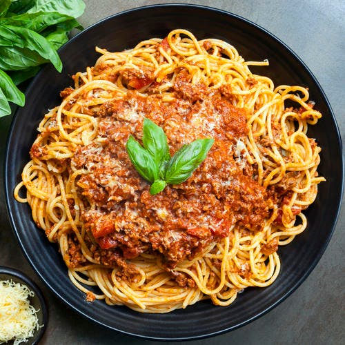 Spaghetti sauce bolognaise 