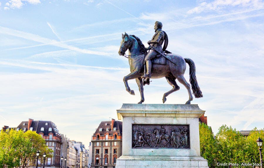 Statue équestre d'Henri IV à Paris 
