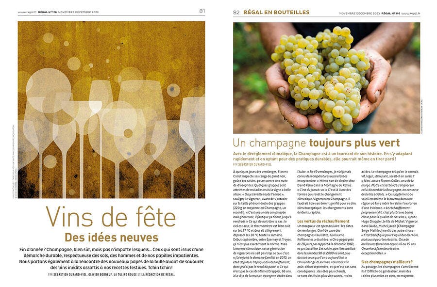 Extrait du magazine n°116 : les vins de fête 