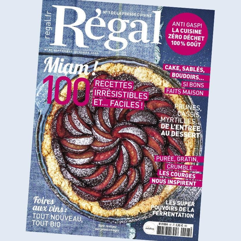 Couverture magazine Régal n° 97 septembre-octobre 2020 