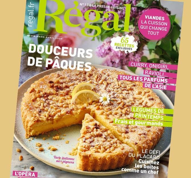 Couverture du magazine Régal n°118 (mars-avril) 