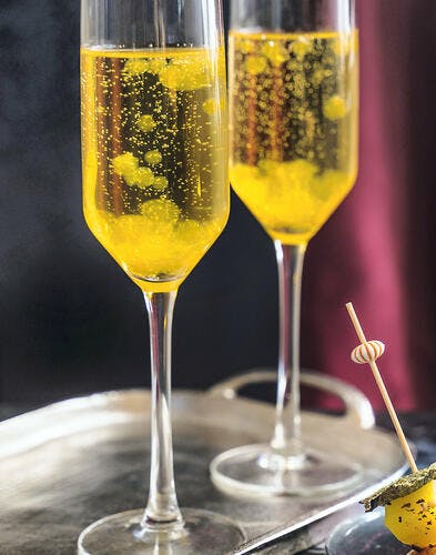 Cocktail au champagne