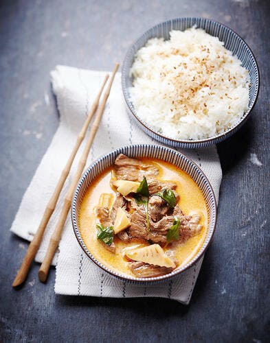 Boeuf au curry : recette thaï