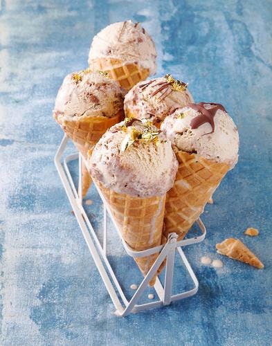 Crème glacée au chocolat façon Opéra