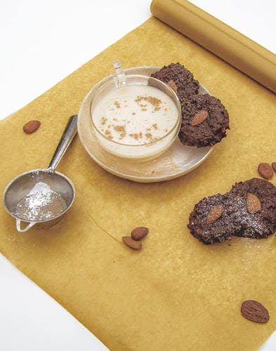 Cookies au chocolat et pulpe d'amande