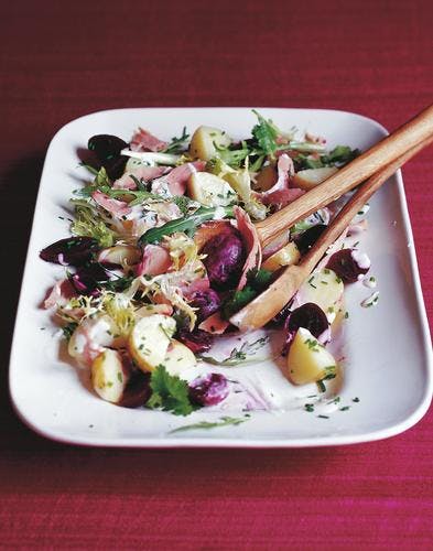 salade de betterave au jambon et au raifort