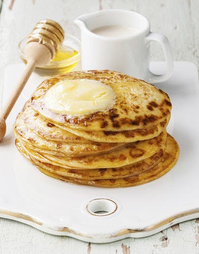 Sauce butterscoth sur pancakes