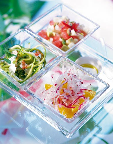 Salade de courgettes et menthe