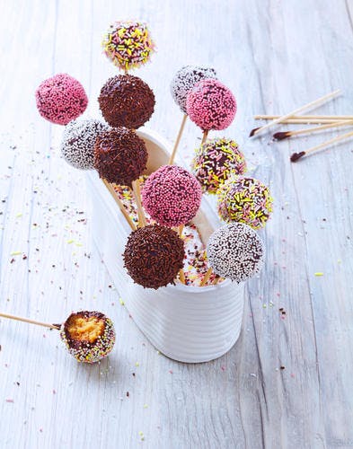 Cake pops nutella (pop cakes), the recipe without the mold - lilie bakery