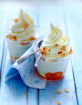 Frozen yogurt aux abricots