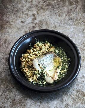 Silure et risotto de quinoa