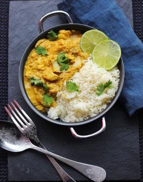Curry de poisson au lait de coco