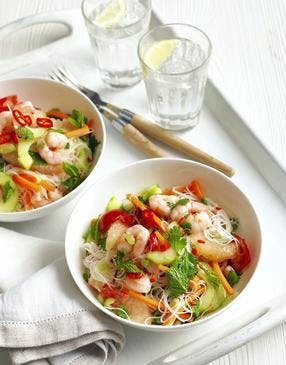 Salade Thaï aux crevettes : la recette