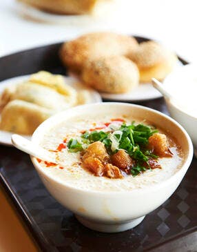 Shao bing et soupe de lait de soja
