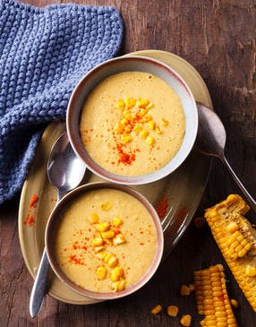 Corn chowder (soupe de maïs)