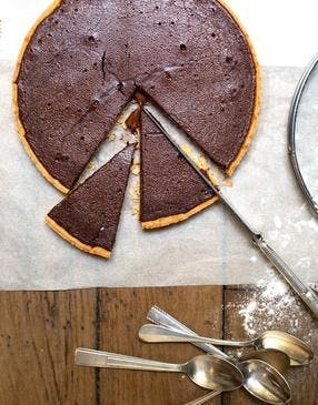 La tarte au chocolat d'Amandine Chaignot