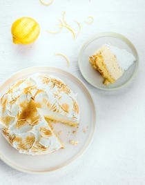 Gâteau nuage au citron meringué