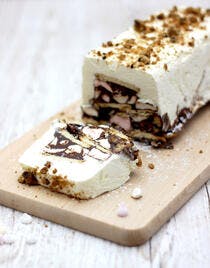 Gâteau sans cuisson marshmallow et chocolat