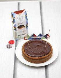 Gâteau d'anniversaire chocolat framboise