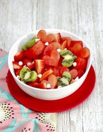 salade de coeurs de fruits