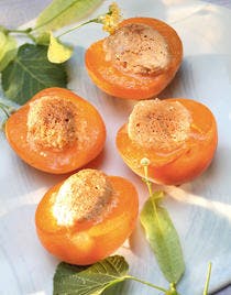 Abricots rôtis et amandes