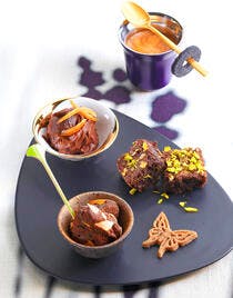 Petits gâteaux chocolat-the