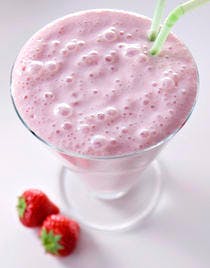 Smoothie fraise-meringue