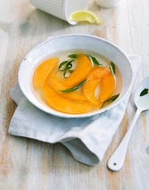 Soupe de melon à l’infusion de verveine