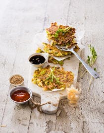 Okonomiyaki (galette de chou japonaise)