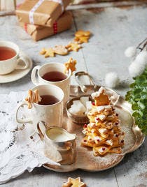Biscuits sapin de Noël à la vanille