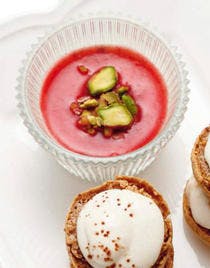 Panna-cotta vanille-fraise