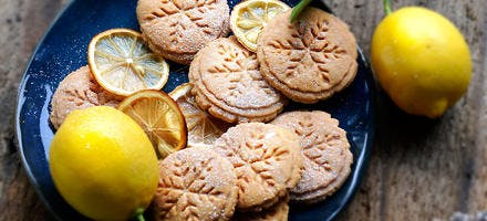 Biscuits de Noël au citron
