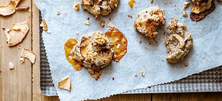 Cookies au caramel au beurre salé : recette avec des pommes