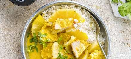 Poulet curry ananas : recette exotique