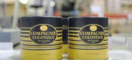 Boîtes de thé compagnie coloniale 