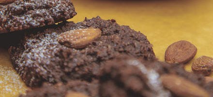 Cookies au chocolat et pulpe d'amande
