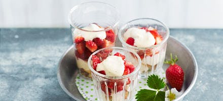 Trifle aux fraises