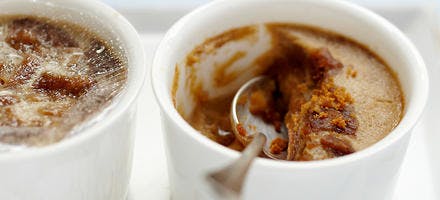 Crème au café : cuisson à la vapeur