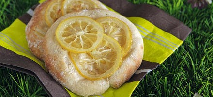 Tartelettes au sucre et aux citrons confits 