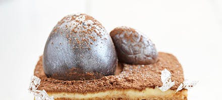Tiramisus au chocolat croustillant