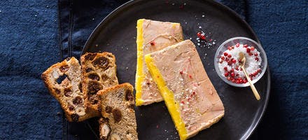 Terrine de foie gras en papillote