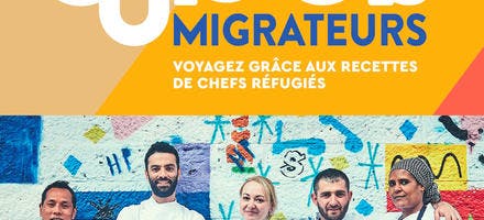 Les Cuistots Migrateurs. Voyagez grâce aux recettes de chefs réfugiés. Éditions de La Martinière. 256 pages. 29 €.