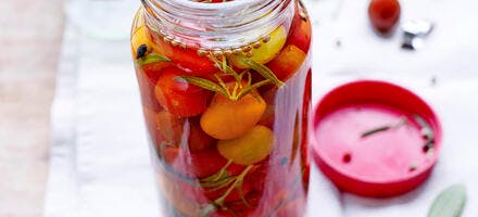Pickles de tomates de nos régions