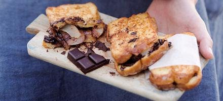 Sandwichs chocolat-poires