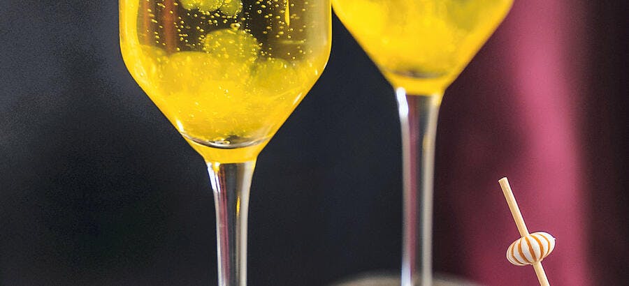 Cocktail au champagne