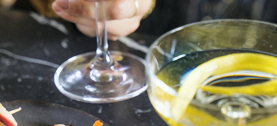 Vesper : cocktail au Martini